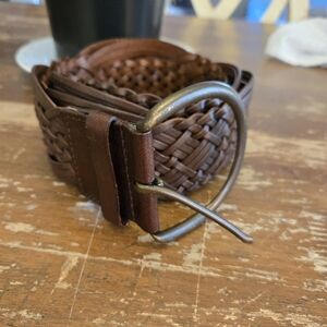 Braided Leather Belt